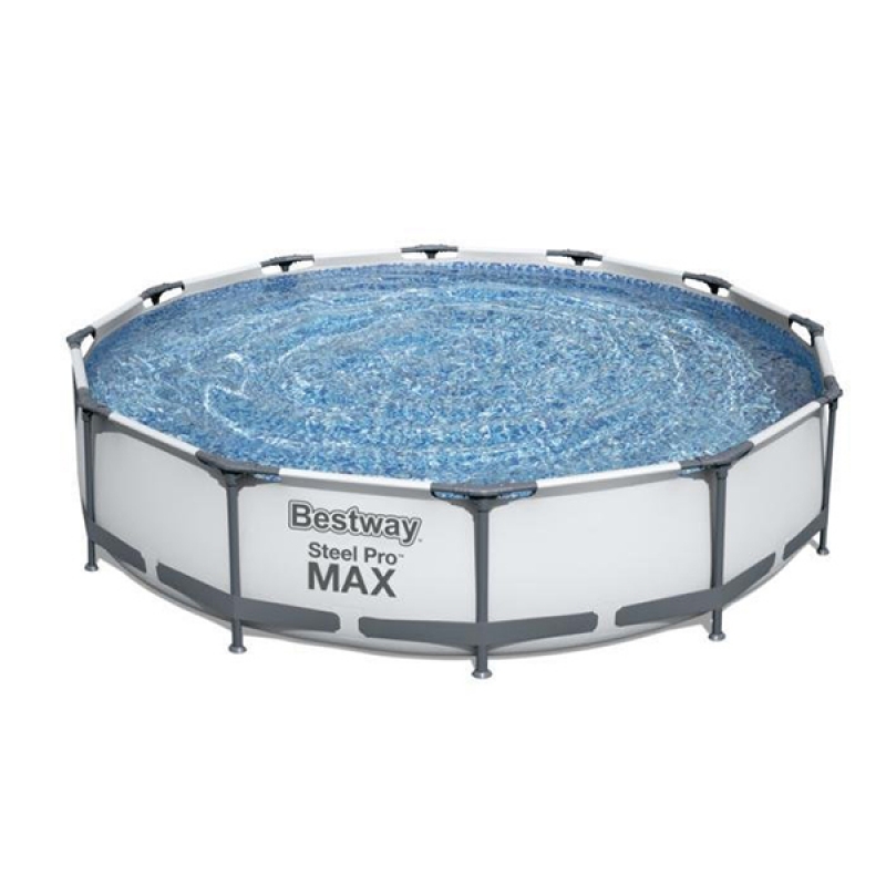 Bazen za dvorište sa čeličnim ramom i pumpom Bestway Max Pool 366x76cm 56416